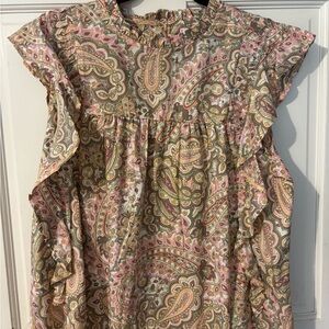 Like new, Cupio brand, print top sz L